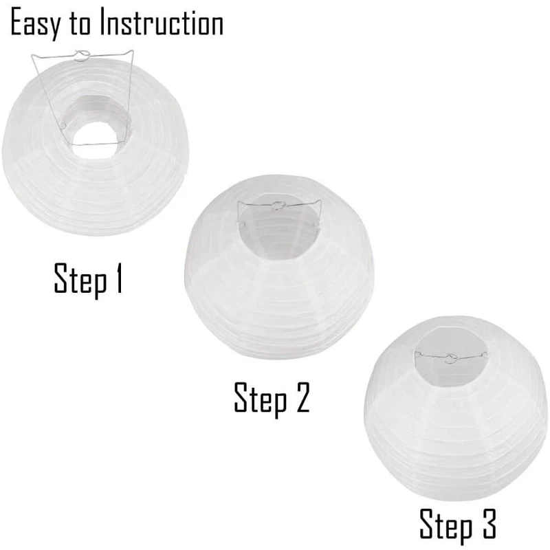25 Pack White Paper Lantern with Various Sizes,Paper Lampshade Lighting,Children Drawing Diy Lantern
25 Pack White Paper Lantern with Various Sizes,Paper Lampshade Lighting,Children Drawing Diy Lantern