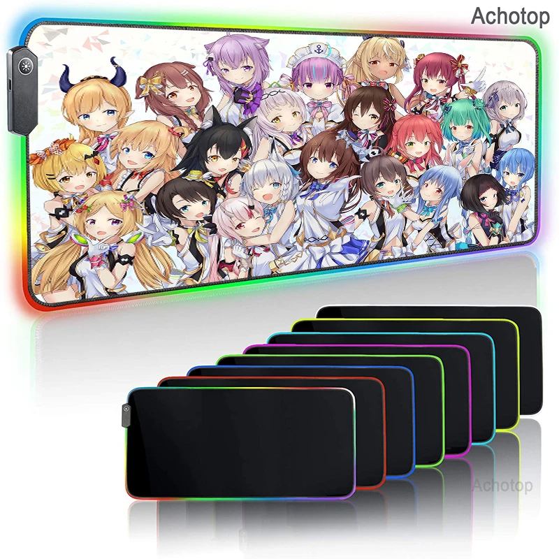 Hololive Mouse Pad Pc RGB Anime Rug Setup Gamer Accessories Gaming Mats with Backlight Mat Mousepad Speed Led Keyboard Mat
Hololive Mouse Pad Pc RGB Anime Rug Setup Gamer Accessories Gaming Mats with Backlight Mat Mousepad Speed Led Keyboard Mat