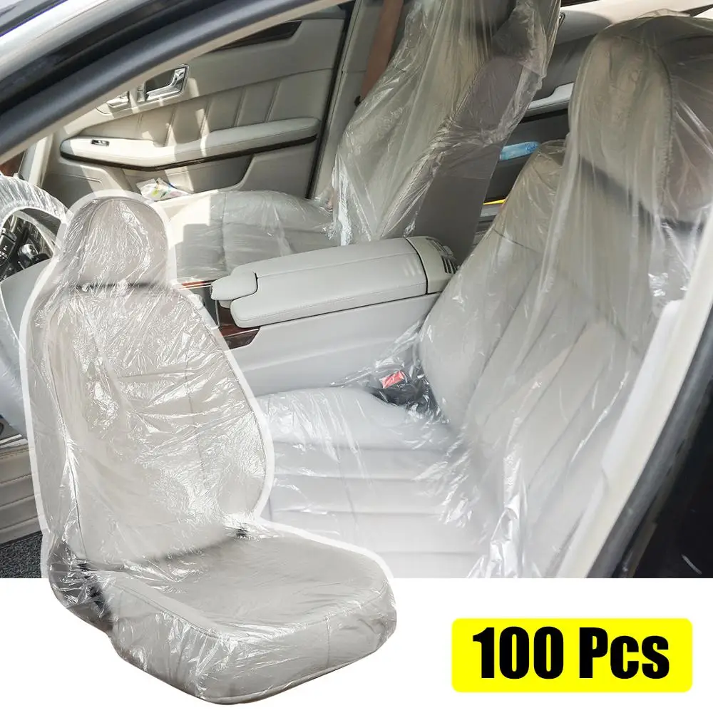 100/200Pcs Universal Disposable Transparent Anti-Dust Car Seat Protective Covers Plastic Workshop Garage Interiors Accessories
100/200Pcs Universal Disposable Transparent Anti-Dust Car Seat Protective Covers Plastic Workshop Garage Interiors Accessories