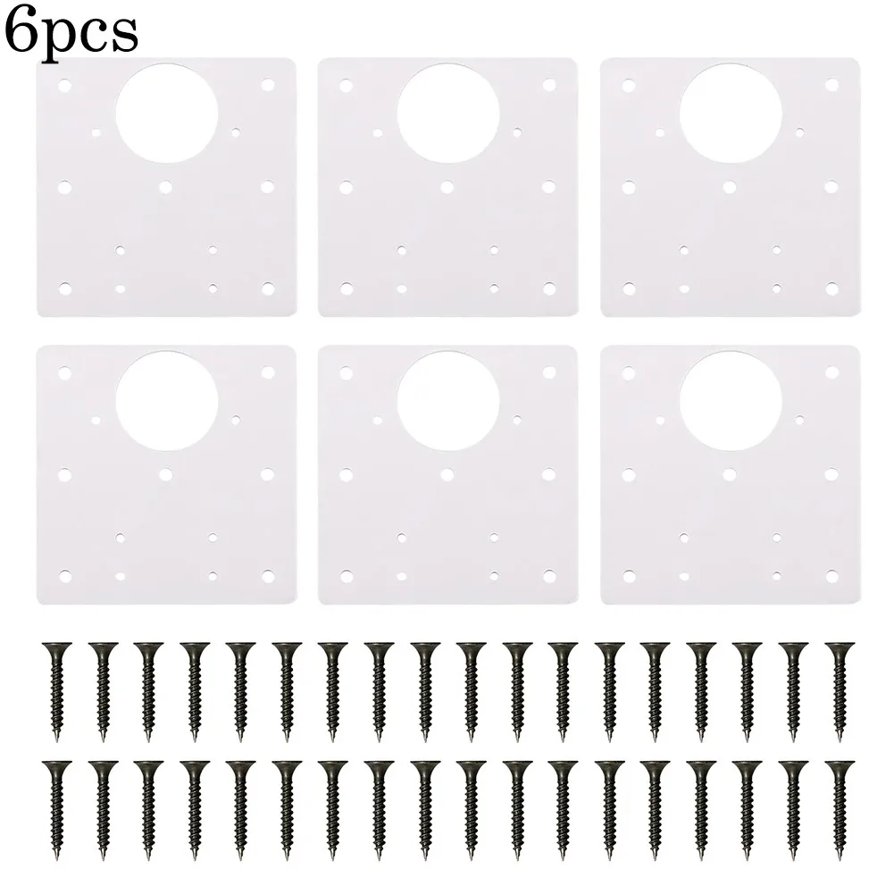 6 Pcs Hinge Repair Plate+screws With Screw Kitchen Cabinet Door Household ABS Hinge Wardrobe Hardware Furniture Accessories
6 Pcs Hinge Repair Plate+screws With Screw Kitchen Cabinet Door Household ABS Hinge Wardrobe Hardware Furniture Accessories