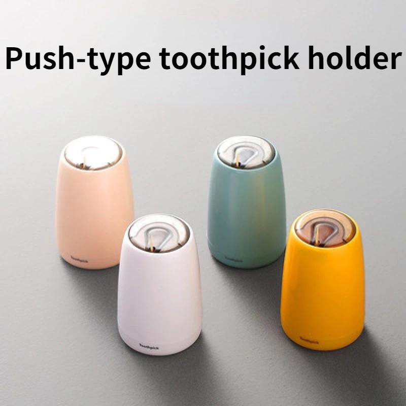 Toothpick Box Creative Automatic Pop-up Home Living Room Push-type Restaurant Toothpick Holder Cans Cheap Portable Toothpick 
Toothpick Box Creative Automatic Pop-up Home Living Room Push-type Restaurant Toothpick Holder Cans Cheap Portable Toothpick