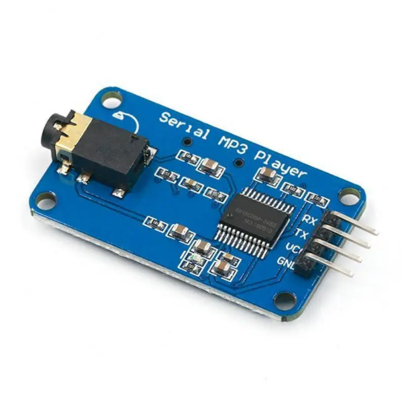 

YX6300 YX5300 UART Control Serial Module MP3 Music Player Module For Arduino/AVR/ARM/PIC CF Support MP3/ WAV Micro SD/ SDHC Card