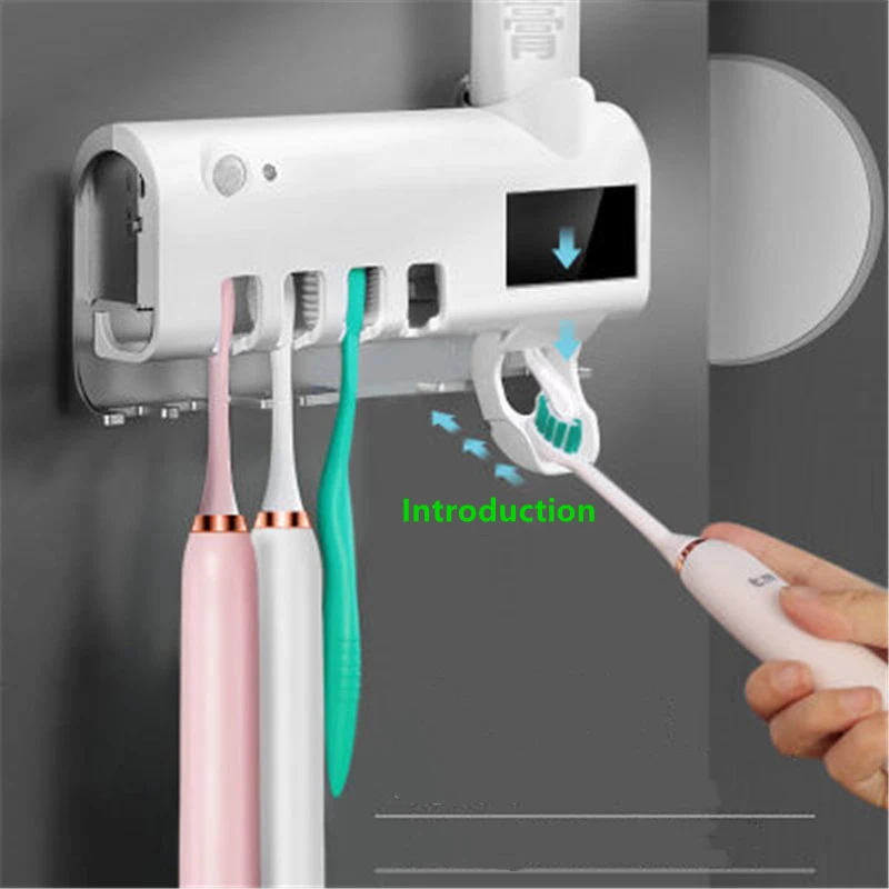 Smart Disinfection Wall Mounted Home SqueezerDust-Proof Toothbrush HolderAutomatic Toothpaste DispenserBathroom Accessories
Smart Disinfection Wall Mounted Home SqueezerDust-Proof Toothbrush HolderAutomatic Toothpaste DispenserBathroom Accessories