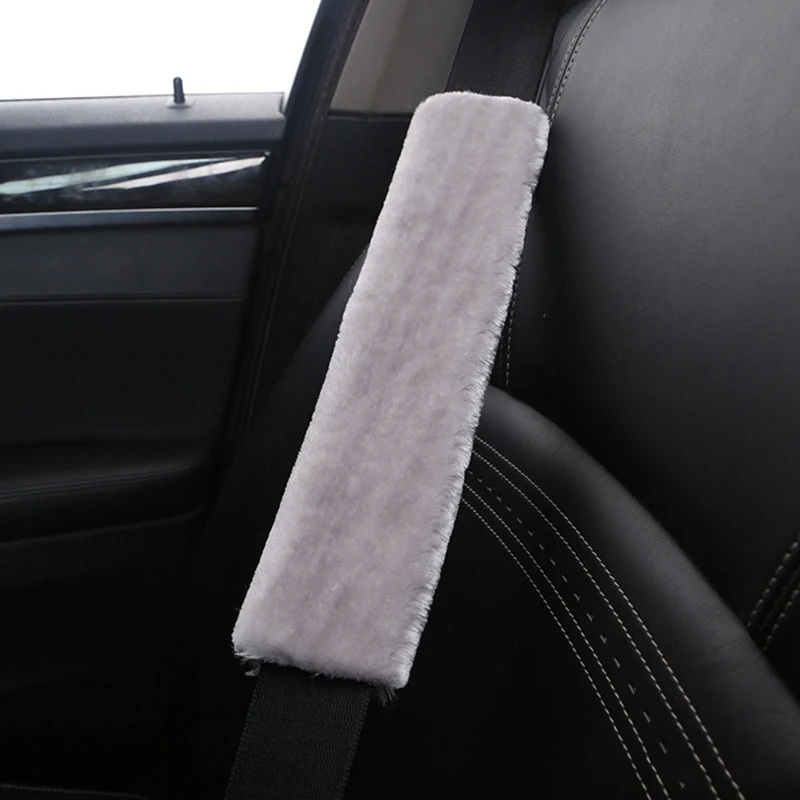 2pc Plush Car Seat Belt Cover Thicken Seat Belt Cover Shoulder-Approximately 20*5cm Comfortable Car Interior Accessories 3 Color
2pc Plush Car Seat Belt Cover Thicken Seat Belt Cover Shoulder-Approximately 20*5cm Comfortable Car Interior Accessories 3 Color
