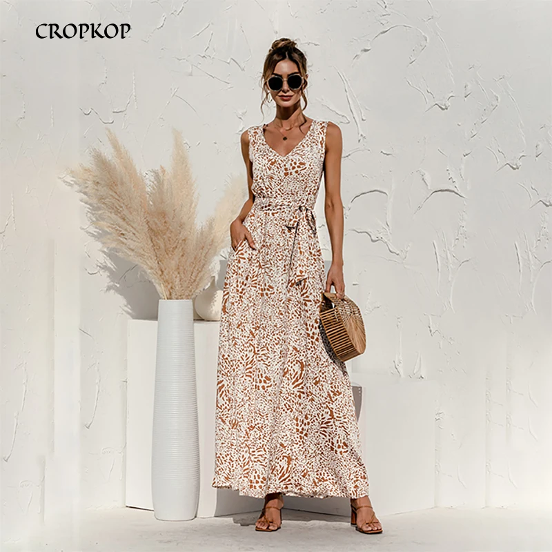 Summer Women Leopard Print Tank Long Dress Sexy Backless V-Neck Bandage Boho Beach Dress Vintage Black Robe Femme Ete 2022
Summer Women Leopard Print Tank Long Dress Sexy Backless V-Neck Bandage Boho Beach Dress Vintage Black Robe Femme Ete 2022