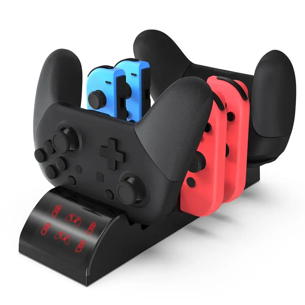 Wireless Game Controller Base Gamepad 8 in 1 Charger Base for Switch Joy Con
Wireless Game Controller Base Gamepad 8 in 1 Charger Base for Switch Joy Con