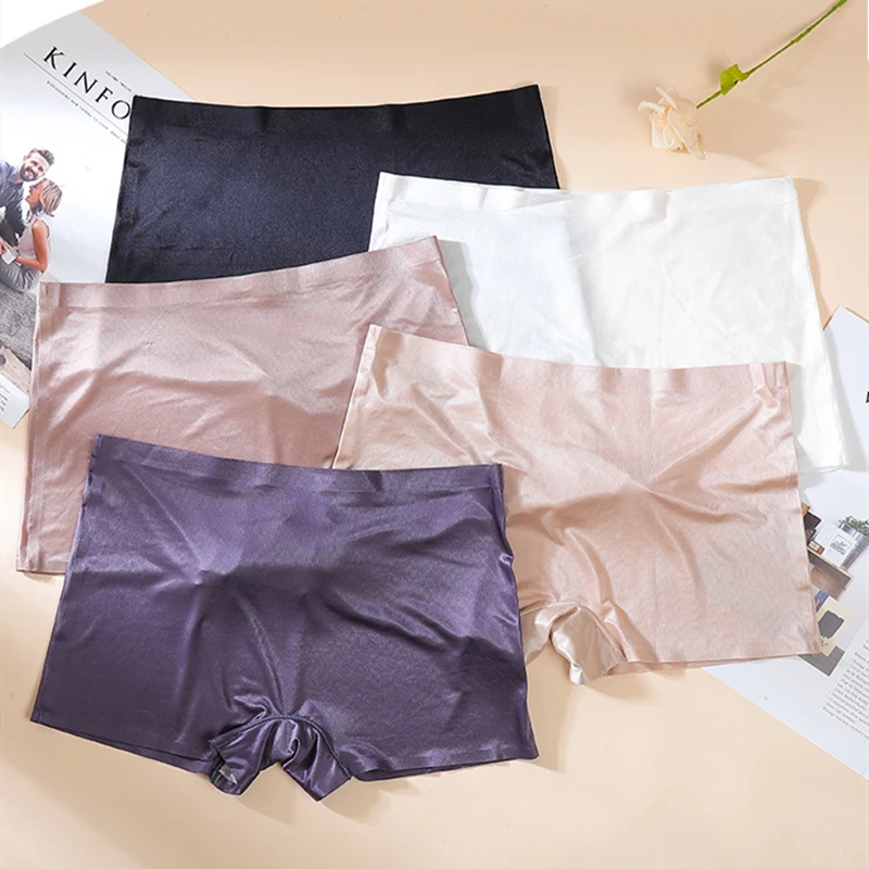 Hot Sale Ice Silk Short Pants Women Seamless Boxers Women Cozy Boxer Femme Sexy Shorty Femme Panties Women Shorts Onderbroek 
Hot Sale Ice Silk Short Pants Women Seamless Boxers Women Cozy Boxer Femme Sexy Shorty Femme Panties Women Shorts Onderbroek