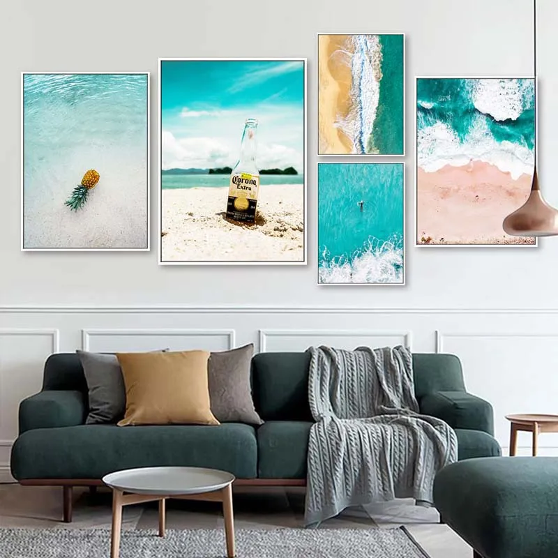 Scandinavian Ocean Landscape Canvas Painting Nordic Green Beach Boat Wall Art Poster Print Pictures for Living Room Home Decor
Scandinavian Ocean Landscape Canvas Painting Nordic Green Beach Boat Wall Art Poster Print Pictures for Living Room Home Decor