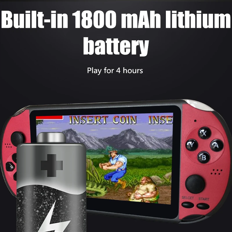 X12 PLUS Retro Game Handheld Game Console Built-in 2000+Classic Games Portable Mini Video Player 5.1/7inch IPS Screen 8G+32G
X12 PLUS Retro Game Handheld Game Console Built-in 2000+Classic Games Portable Mini Video Player 5.1/7inch IPS Screen 8G+32G