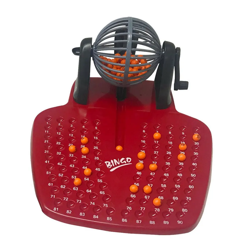 Bingo Tumbler Lotto Lottery Machine 90 Numbered Balls 48 Cards Family Game Perfect Kids Gifts Funny Game Toys
Bingo Tumbler Lotto Lottery Machine 90 Numbered Balls 48 Cards Family Game Perfect Kids Gifts Funny Game Toys