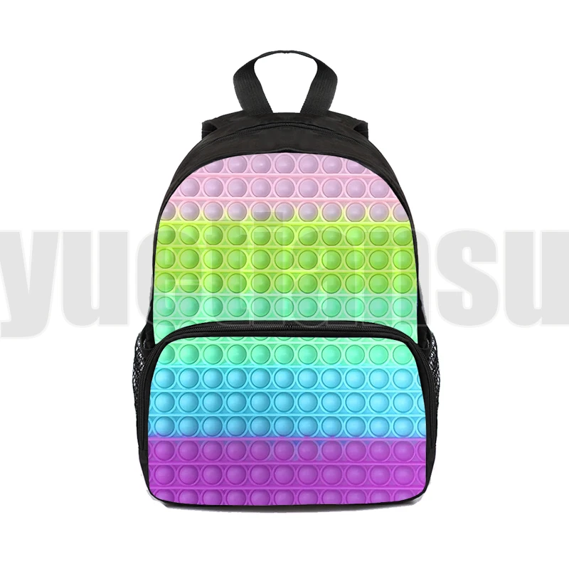 Hot 3D Anime Family Games Pop Fidget Bag Rainbow Bubble Backpack Children Bag Kids 12/16 Inch Bookbag for Kindergarten Fashion
Hot 3D Anime Family Games Pop Fidget Bag Rainbow Bubble Backpack Children Bag Kids 12/16 Inch Bookbag for Kindergarten Fashion