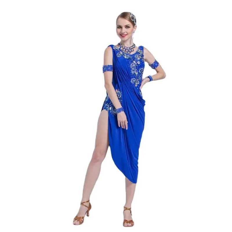 L-17126 Professional beautiful latin dance dress, competition latin competition costumes for girls
L-17126 Professional beautiful latin dance dress, competition latin competition costumes for girls