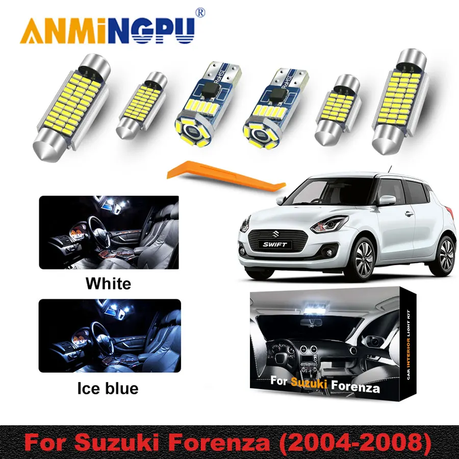 10 шт., Автомобильные светодиодные лампы Canbus для Suzuki Forenza 2004-2008 
10 шт., Автомобильные светодиодные лампы Canbus для Suzuki Forenza 2004-2008