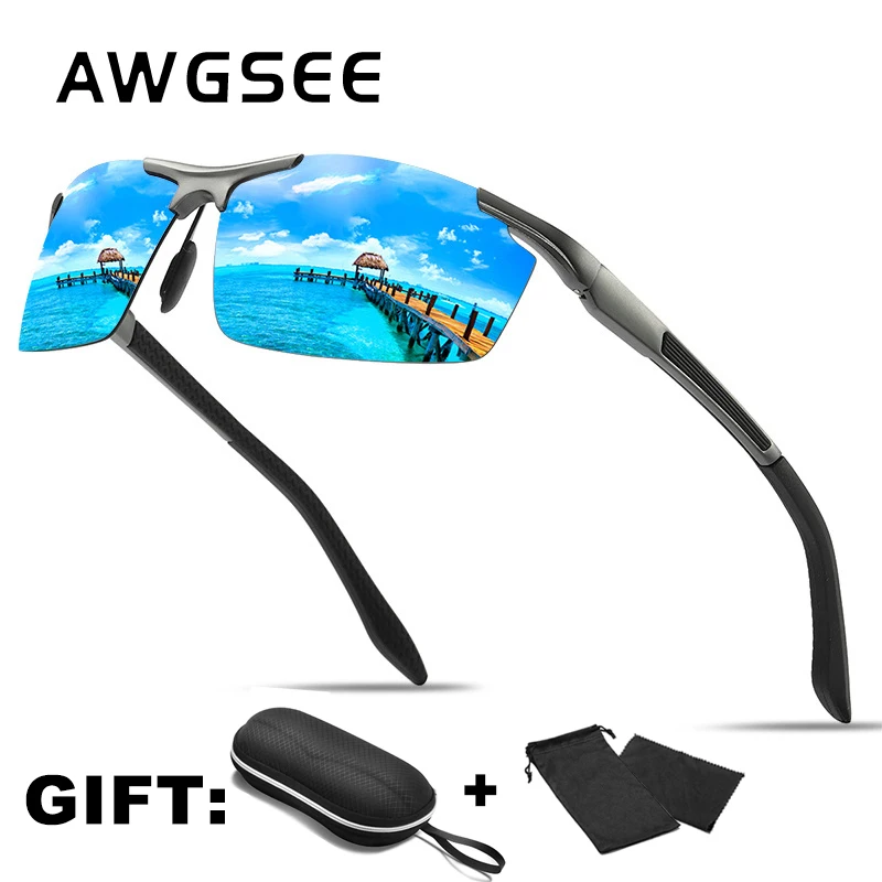 Polarized Sunglasses Mens Aluminum Magnesium Frame Outdoor Driving Sun Glasses Super high quality Sport Goggles UV400 Anti-Glare
Polarized Sunglasses Mens Aluminum Magnesium Frame Outdoor Driving Sun Glasses Super high quality Sport Goggles UV400 Anti-Glare