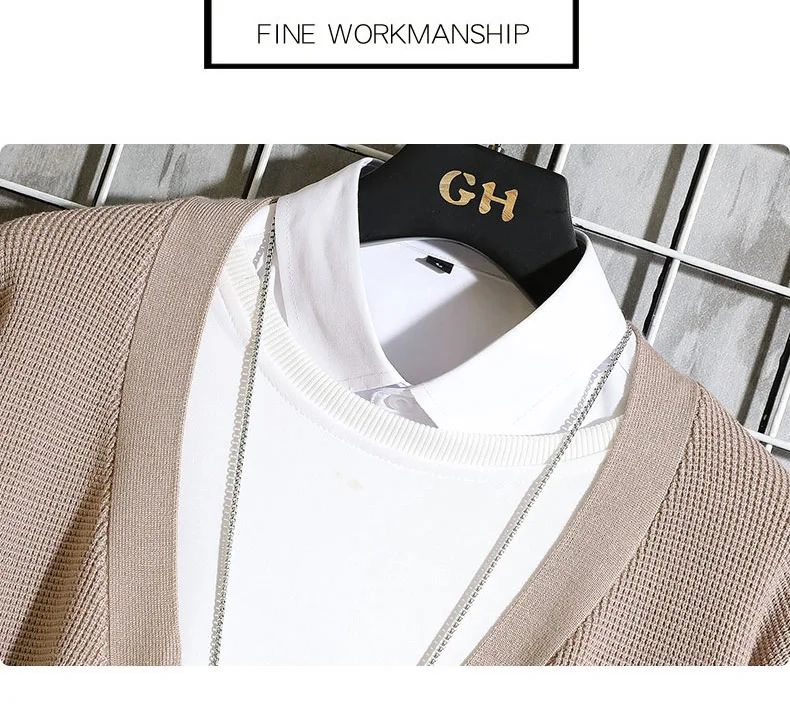 Sweater Cardigan for Men Fashion Slim Sweater Mens Knitted Coat 2021 Casual Korea Japanese Streetwear Spring Autumn Sweater Coat
Sweater Cardigan for Men Fashion Slim Sweater Mens Knitted Coat 2021 Casual Korea Japanese Streetwear Spring Autumn Sweater Coat