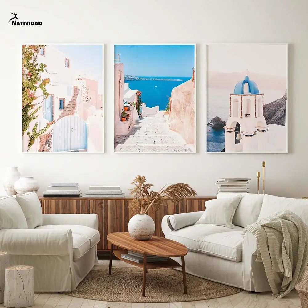 Santorini Greek Photography Poster Minimalist Wall Art Canvas Painting Picture for Living Room Bedroom Home Decoration
Santorini Greek Photography Poster Minimalist Wall Art Canvas Painting Picture for Living Room Bedroom Home Decoration