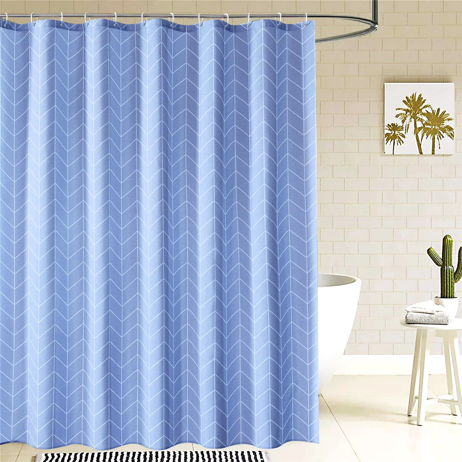 Blue Plaid Shower Curtains PEVA Waterproof Mildew Bathroom Curtains Modern Style Bathtub Partition Bath Screens With Hooks
Blue Plaid Shower Curtains PEVA Waterproof Mildew Bathroom Curtains Modern Style Bathtub Partition Bath Screens With Hooks