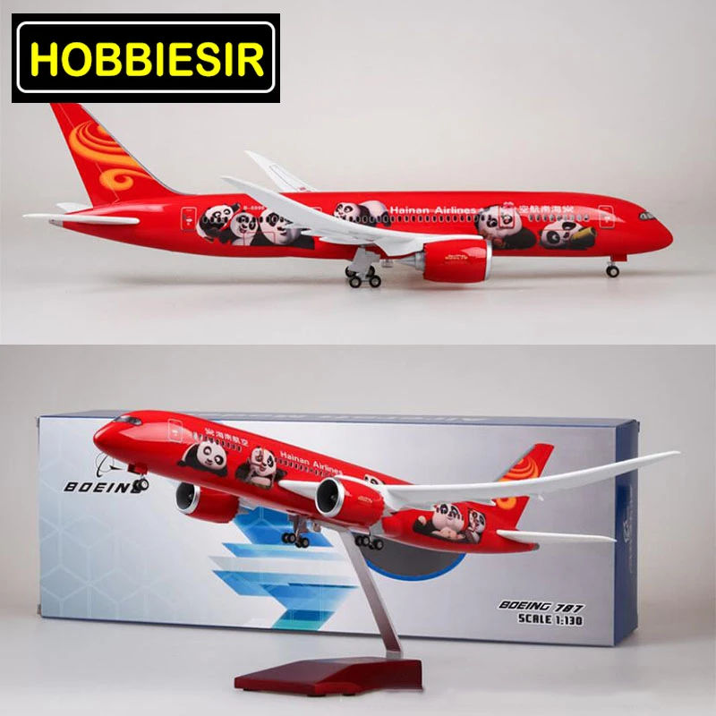 43CM 1/130 Boeing B787 Plane China Hainan Airline Aircraft Model Toy W Light&Wheel Diecast Plastic Resin Airplane Collection
43CM 1/130 Boeing B787 Plane China Hainan Airline Aircraft Model Toy W Light&Wheel Diecast Plastic Resin Airplane Collection