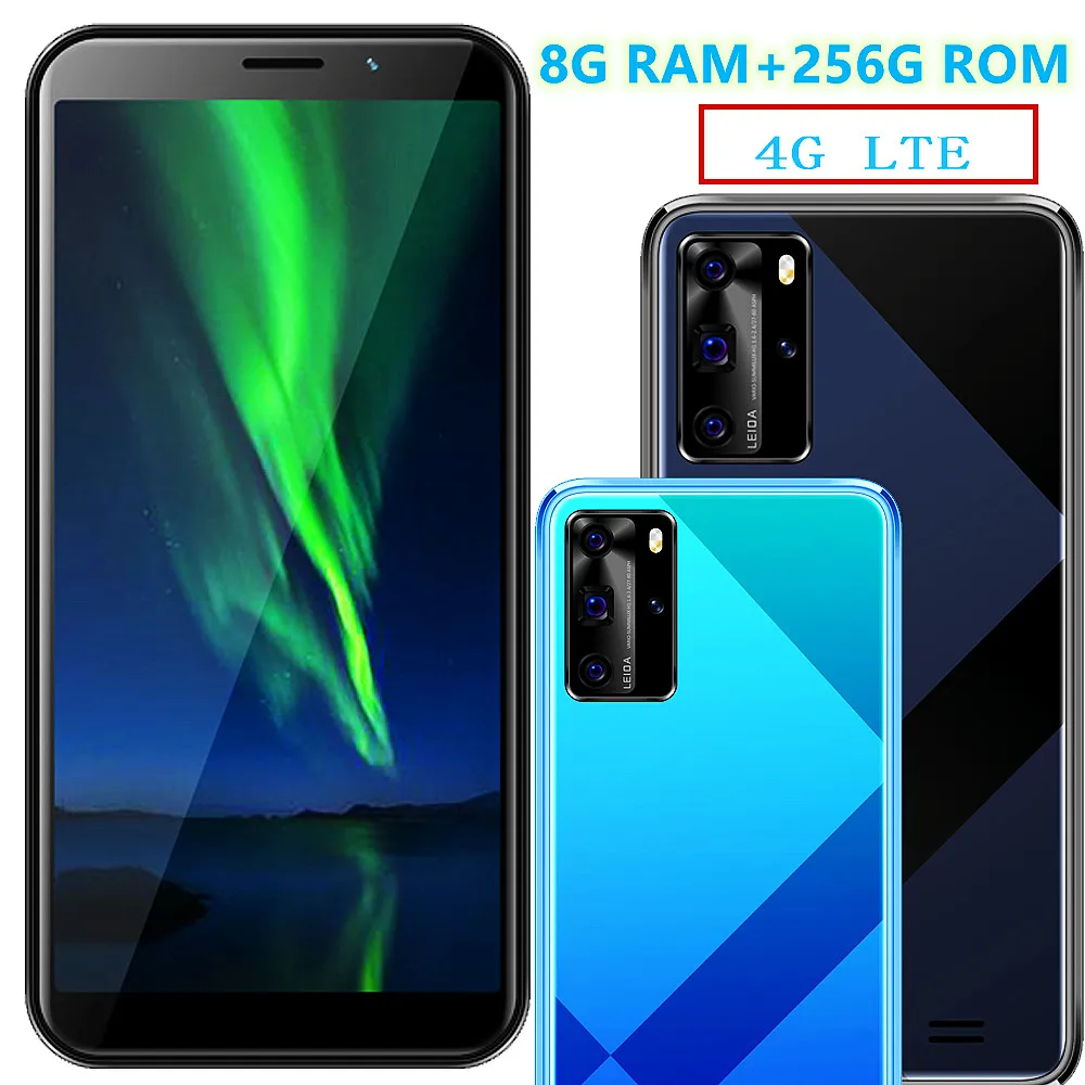 

8G RAM 64G/256G ROM X3 Pro Smartphones LTE Mobile Phones 13MP Android 7.0 cheap celular cellphone unlocked 5.5inch cell phone