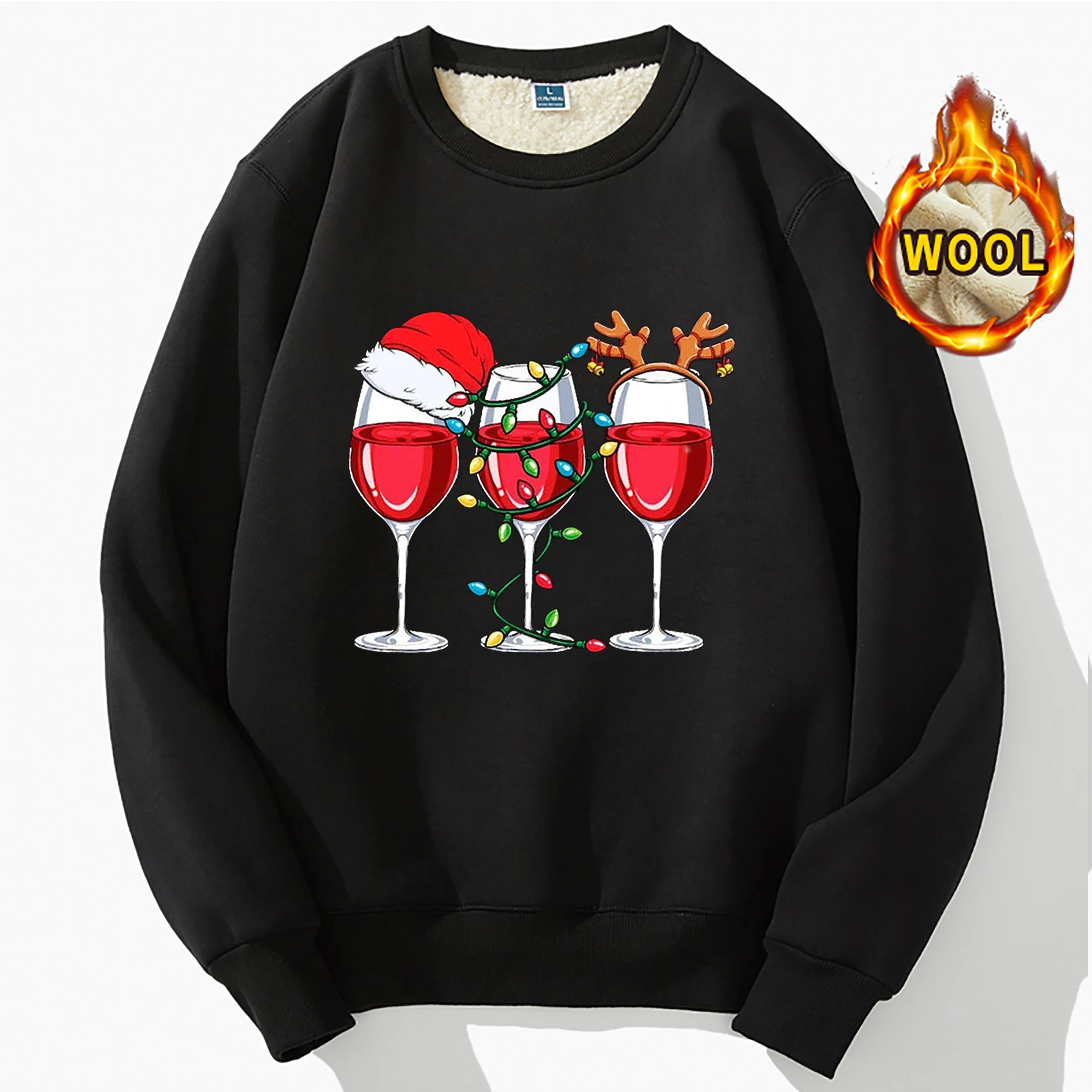 Christmas Red Wine Cup Print Women Hoodie Warm Wool Loose Sports Long Sleeve Pullover Harajuku Hip Hop Men Sweatshirt S-4XL
Christmas Red Wine Cup Print Women Hoodie Warm Wool Loose Sports Long Sleeve Pullover Harajuku Hip Hop Men Sweatshirt S-4XL