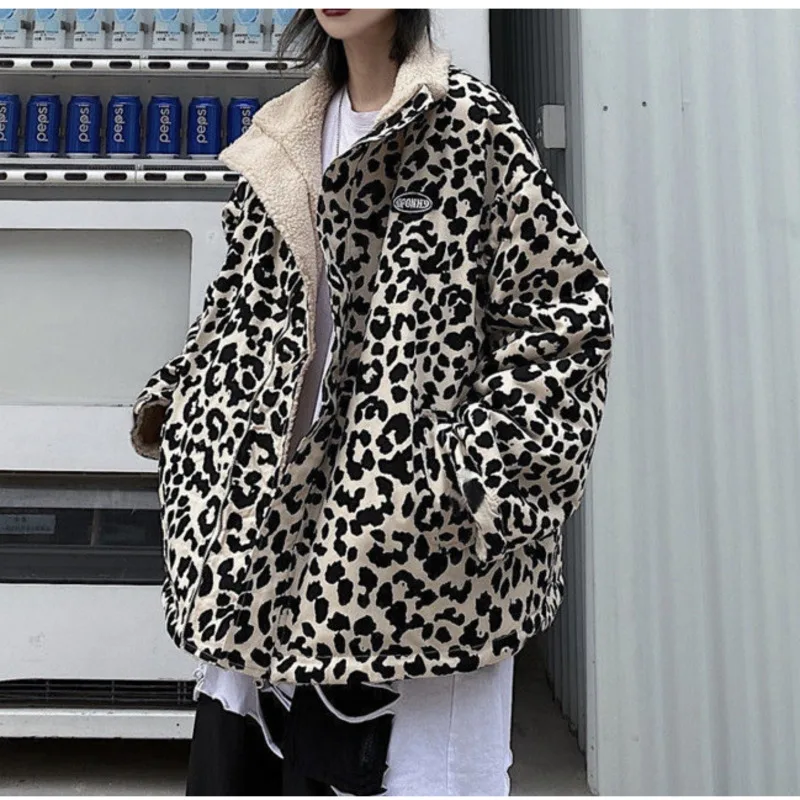 Женская флисовая куртка с леопардовым принтом, мотоциклетная куртка из искусственного меха ягненка, укороченные парки в полоску, уличная о...
Женская флисовая куртка с леопардовым принтом, мотоциклетная куртка из искусственного меха ягненка, укороченные парки в полоску, уличная о...