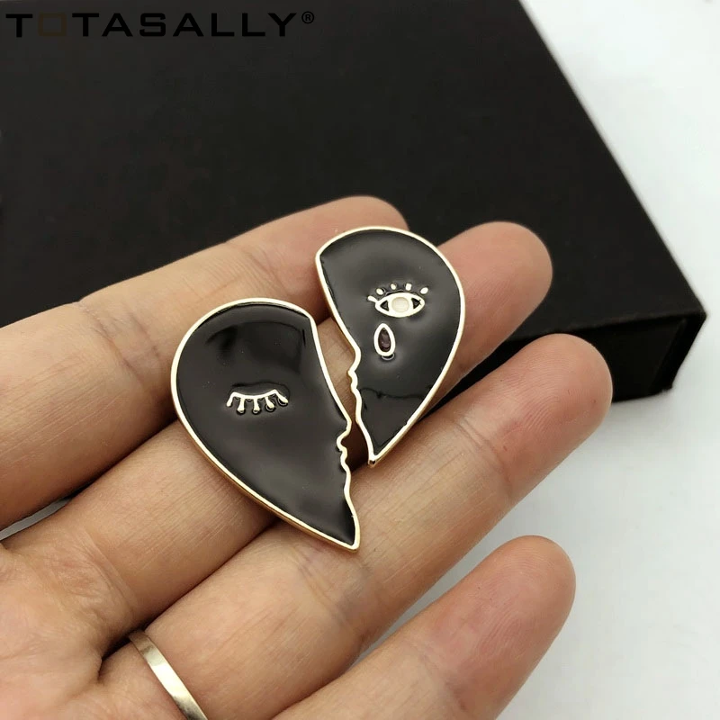 TOTASALLY Women Stud Earrings Fashion Designer Enamel Lady Face Heart Earrings Stylish Noval Earrings Jewelry for Party dropship
TOTASALLY Women Stud Earrings Fashion Designer Enamel Lady Face Heart Earrings Stylish Noval Earrings Jewelry for Party dropship