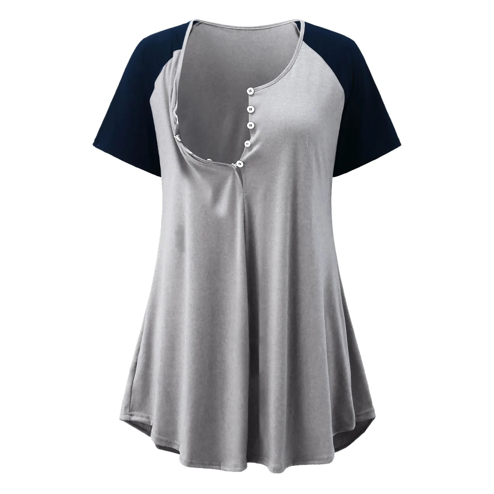 Maternity Breastfeeding Dress Women's Maternity Clothes Short Sleeve O-neck Casual Summer Nursing Nightdress Robe Grossesse
Maternity Breastfeeding Dress Women's Maternity Clothes Short Sleeve O-neck Casual Summer Nursing Nightdress Robe Grossesse