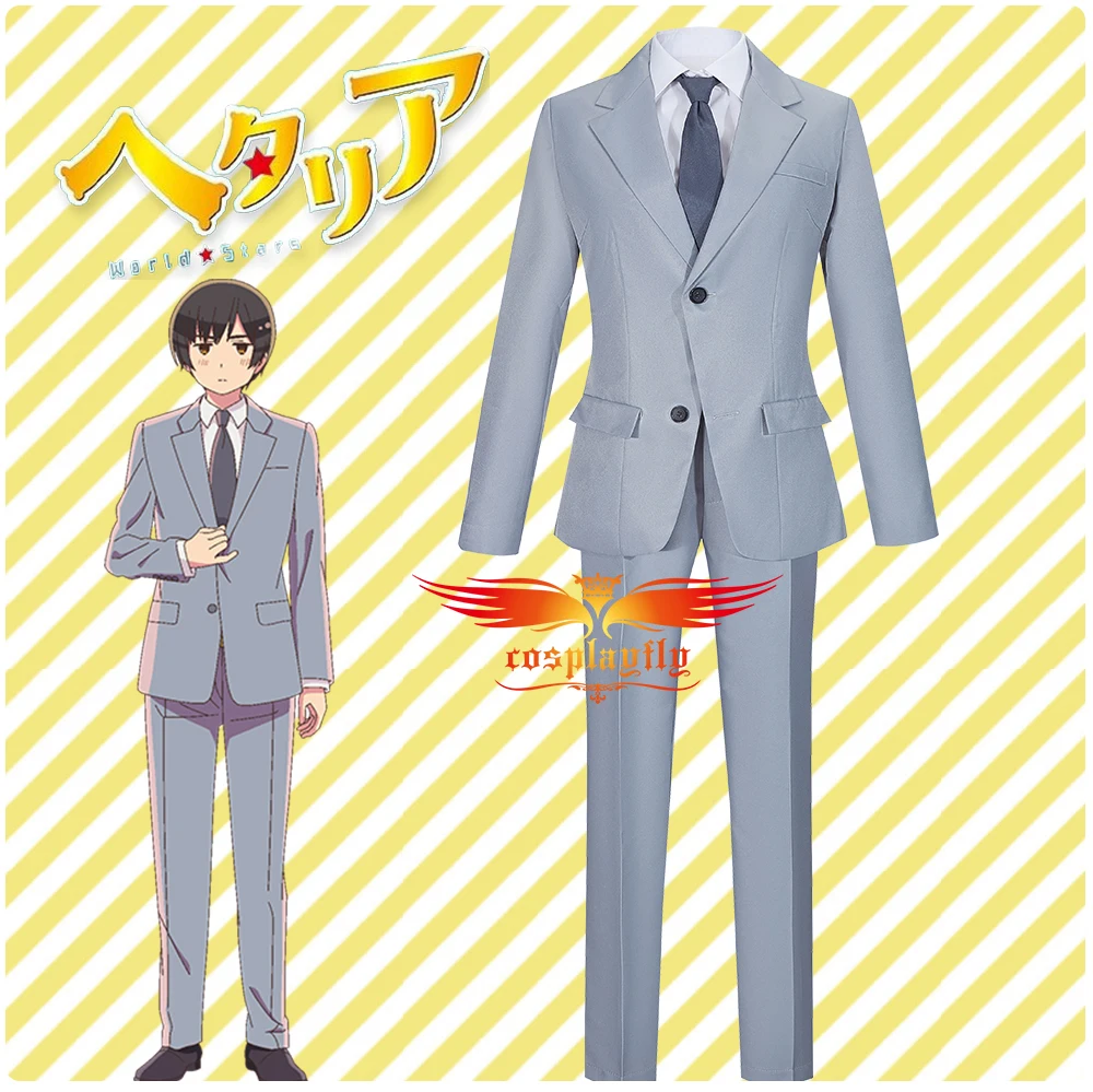 Anime World Stars Japan Honda Kiku Cosplay Costume Adult Women Men Jacket JK Uniform Outfit Pants White Shirt Tie Halloween
Anime World Stars Japan Honda Kiku Cosplay Costume Adult Women Men Jacket JK Uniform Outfit Pants White Shirt Tie Halloween
