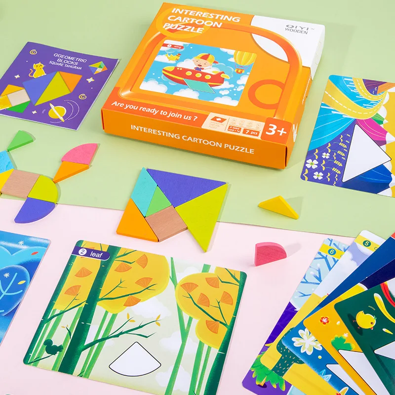 Creative Kids Wooden Jigsaw Puzzle Toys Geometric Tangram Baby Early Education Montessori Childhood Learning Toys for Children
Creative Kids Wooden Jigsaw Puzzle Toys Geometric Tangram Baby Early Education Montessori Childhood Learning Toys for Children