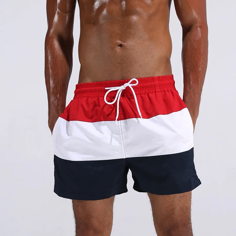 Фото Плавательные трусы купальник мужские быстросохнущие Штаны пляжные шорты