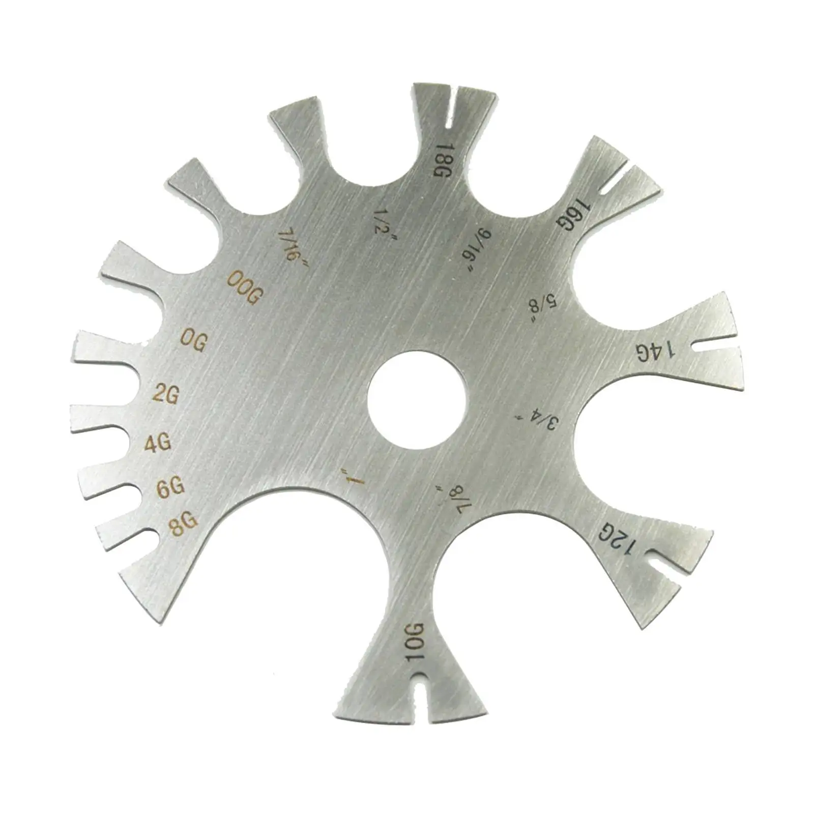 Body Jewelry Piercings Gauge Easy Use Precise Stainless Steel Profession Measure Tool Gauge Wheel Measurement Wheel for Belly
Body Jewelry Piercings Gauge Easy Use Precise Stainless Steel Profession Measure Tool Gauge Wheel Measurement Wheel for Belly