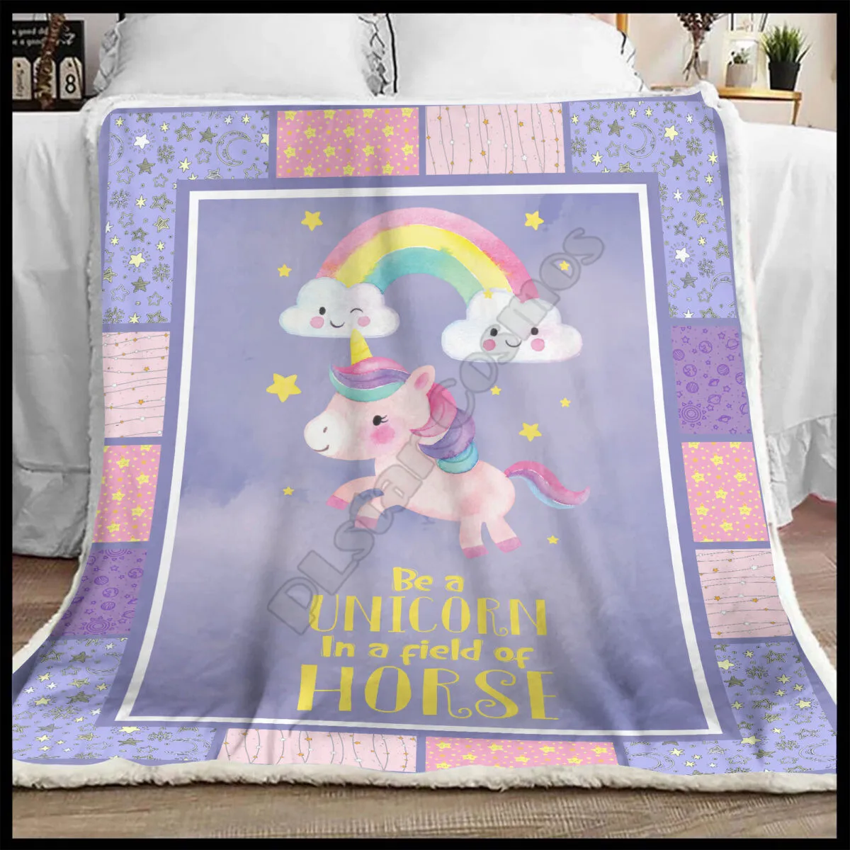 Be A Unicorn In The Field Of Horse Fleece Blanket 3D full printed Wearable Blanket Adults For Kids Warm Sherpa Blanket
Be A Unicorn In The Field Of Horse Fleece Blanket 3D full printed Wearable Blanket Adults For Kids Warm Sherpa Blanket