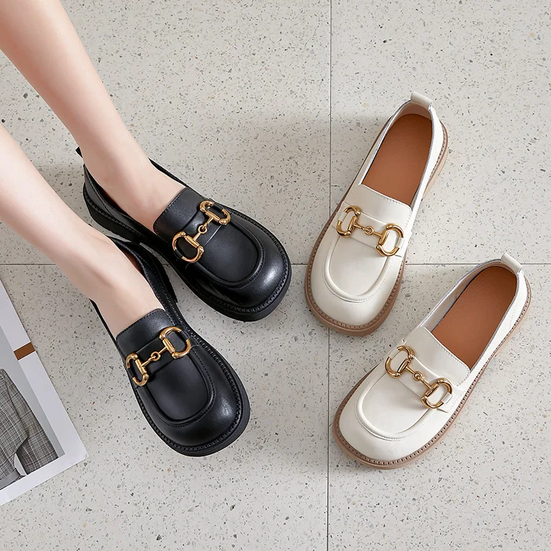 Heighten Cow Leather Loafers Women 2021 Luxury Fashion Autumn Platform Shoes Ladies Leather Casual Flat Shoes
Heighten Cow Leather Loafers Women 2021 Luxury Fashion Autumn Platform Shoes Ladies Leather Casual Flat Shoes
