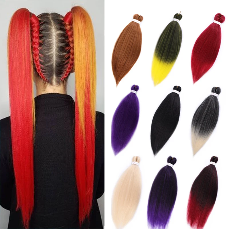 SHANGKE Synthetic 26 Inch Braiding Hair Wholesale Ombre Multiple color mixing Hair Braids Jumbo Synthetic Hair pigtails
SHANGKE Synthetic 26 Inch Braiding Hair Wholesale Ombre Multiple color mixing Hair Braids Jumbo Synthetic Hair pigtails