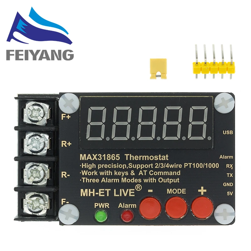 Модуль измерения температуры MAX31865 высокоточный хост-компьютер PT100 PT1000 с