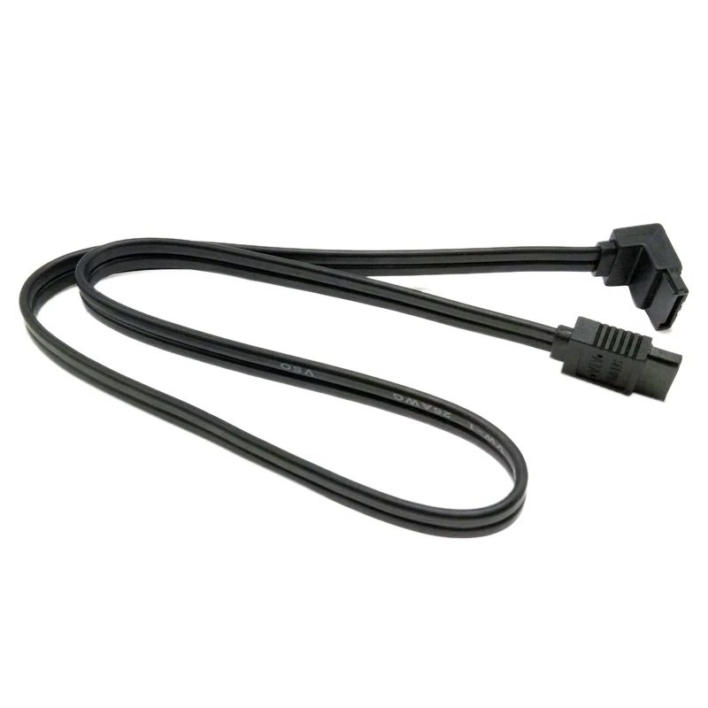 SATA 3 0 кабель III 6 ГБ/сек. под прямым углом 90 градусов для жесткий диск жесткого