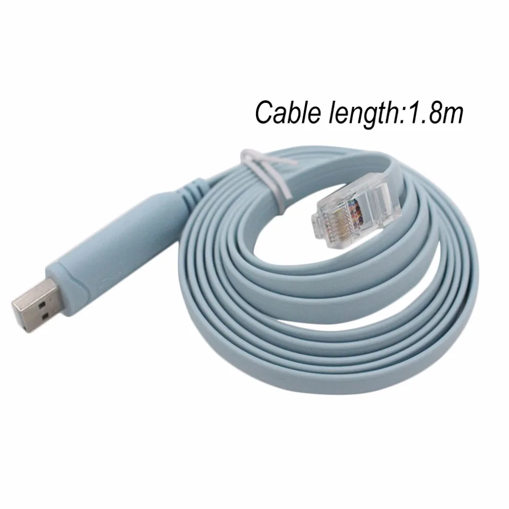 1.8M Length Cable USB TO RJ45 Console Serial Console Cable Express Network Routers Cable For Cisco Router For Huawi
1.8M Length Cable USB TO RJ45 Console Serial Console Cable Express Network Routers Cable For Cisco Router For Huawi