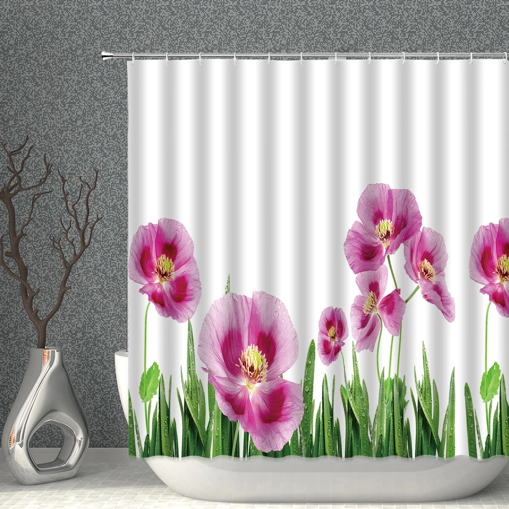 3D Flower Shower Curtain Red Pink Plant White Background Bathroom Curtains Set For Girl Living Room Polyester Fabric Bath Decor
3D Flower Shower Curtain Red Pink Plant White Background Bathroom Curtains Set For Girl Living Room Polyester Fabric Bath Decor
