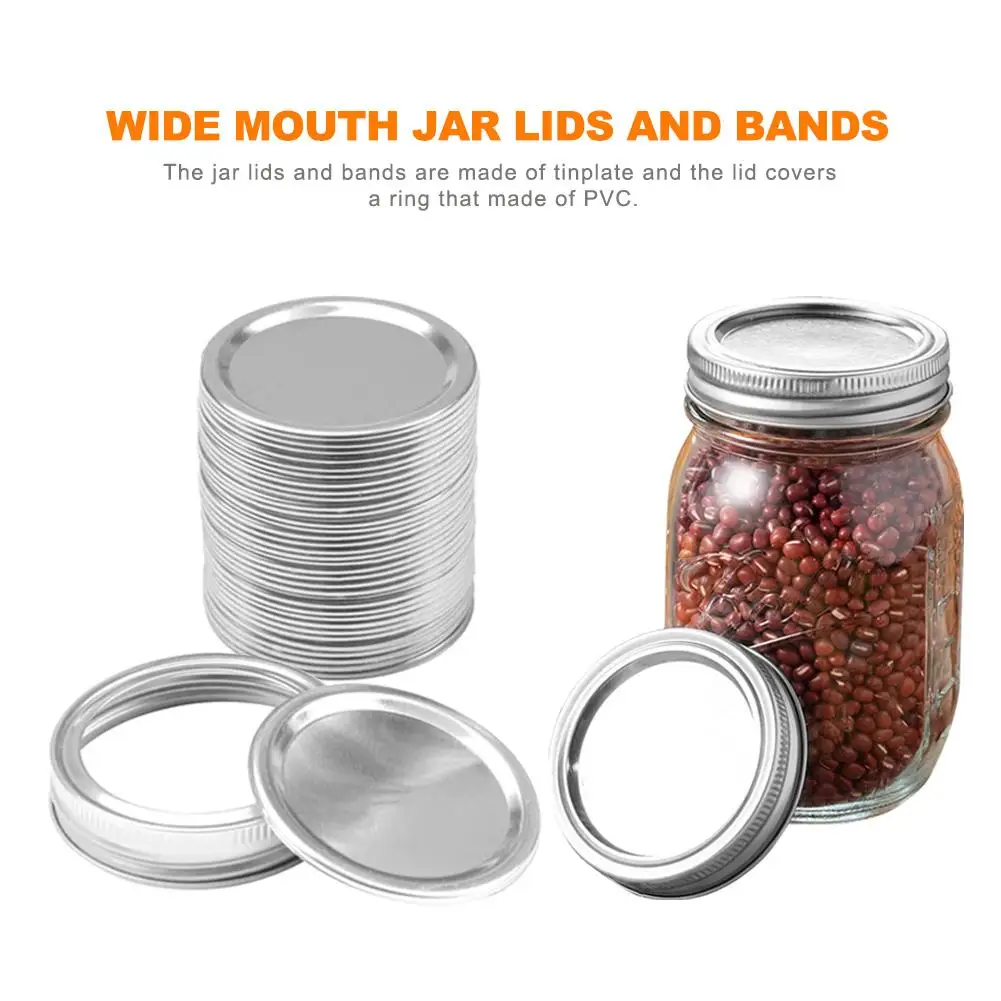 10PCS Mason Jar Lids Leak Proof Sealing Tinplate Food Keeping Fresh Mason Canning Jar Caps With Wide Mouth Kitchen Supplies
10PCS Mason Jar Lids Leak Proof Sealing Tinplate Food Keeping Fresh Mason Canning Jar Caps With Wide Mouth Kitchen Supplies