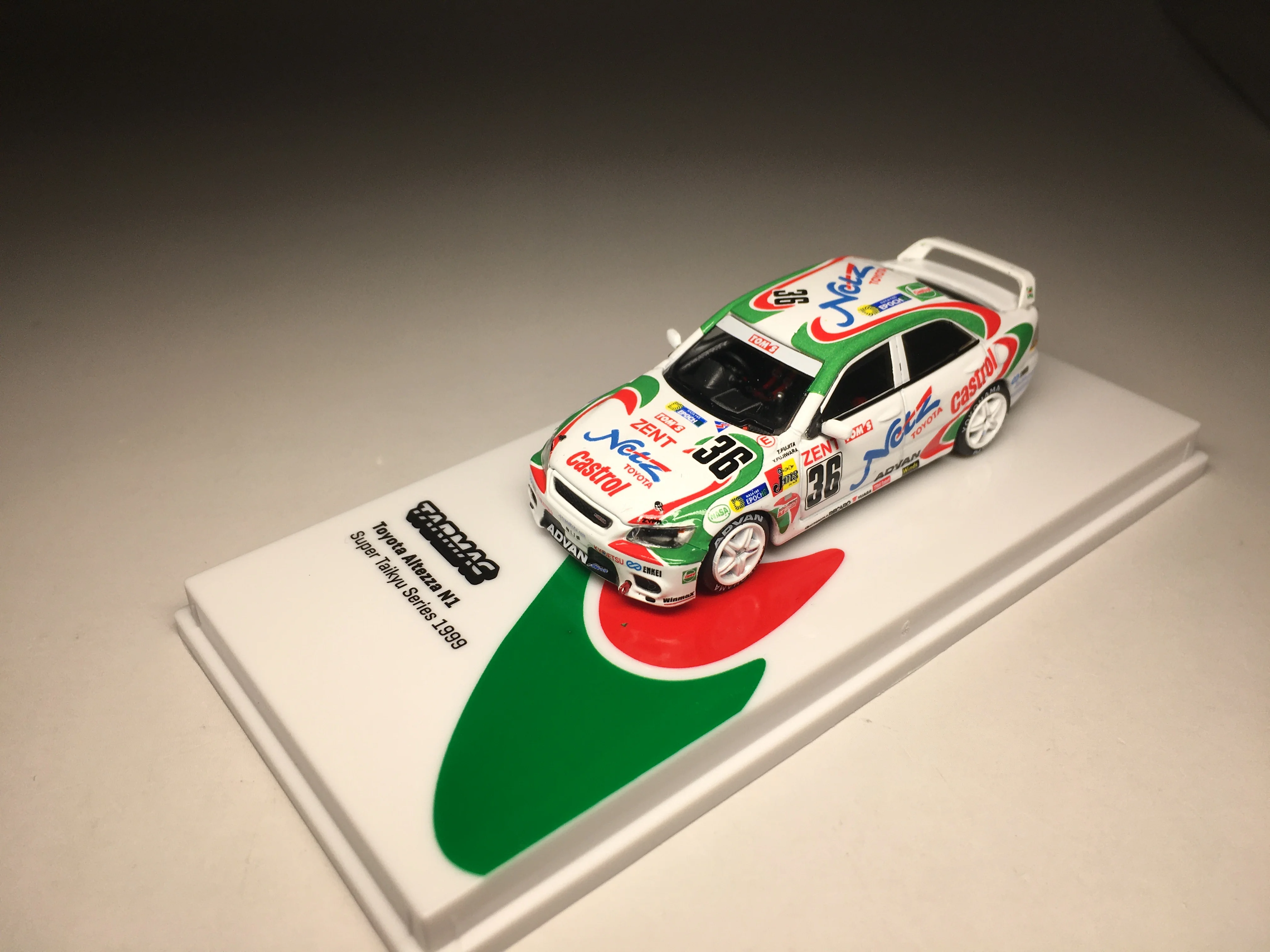 Tarmac Works 1/64 Toyota Altezza N1 Super Taikyu Series 1999 T64-019-99ST36 Die Cast Model Car Collection Limited
Tarmac Works 1/64 Toyota Altezza N1 Super Taikyu Series 1999 T64-019-99ST36 Die Cast Model Car Collection Limited