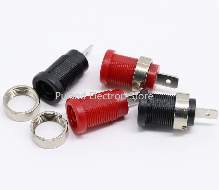 5pcs 4mm Wire Binding Post Banana Socket Plugs Head Panel Mount Adapter Insulated Safety Nut Jack Wire Connector Terminal Splice
5pcs 4mm Wire Binding Post Banana Socket Plugs Head Panel Mount Adapter Insulated Safety Nut Jack Wire Connector Terminal Splice