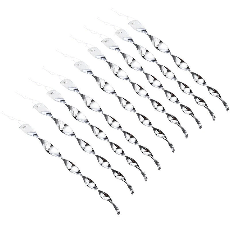 1/8/12Pcs 30cm/12inch Birds Repellent Wind Twisting Scare Rod Reflective Deterrent Rod Dropshipping
1/8/12Pcs 30cm/12inch Birds Repellent Wind Twisting Scare Rod Reflective Deterrent Rod Dropshipping