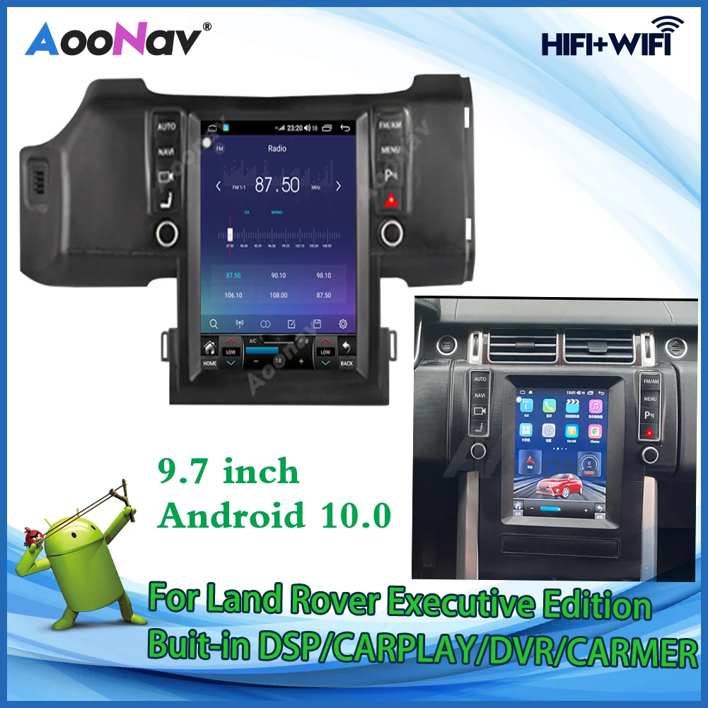 Автомагнитола на Android с вертикальным экраном 9,7 дюйма, стереомагнитола для Land Rover драйвера Editi 2013-2017, GPS-навигация, мультимедийный DVD-плеер
Автомагнитола на Android с вертикальным экраном 9,7 дюйма, стереомагнитола для Land Rover драйвера Editi 2013-2017, GPS-навигация, мультимедийный DVD-плеер
