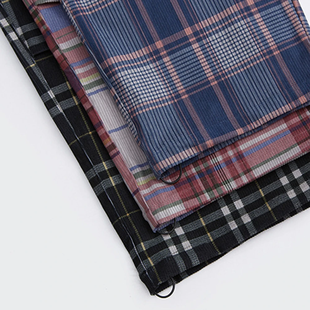 Men Casual Elastic Waist Pants Vintage Plaid Pants Trouser Loose Female Korean Pants Streetwear
Men Casual Elastic Waist Pants Vintage Plaid Pants Trouser Loose Female Korean Pants Streetwear