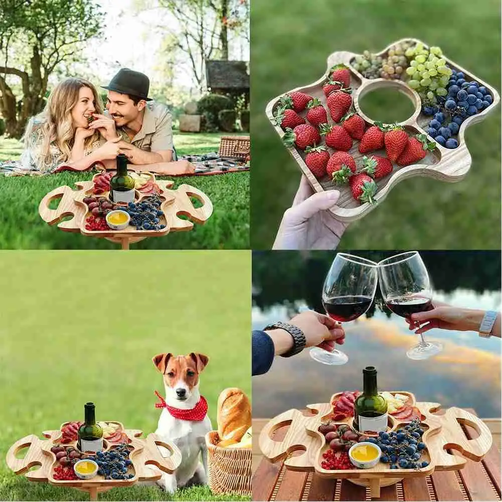 Outdoor Wine Table with Foldable Round Desktop Mini Easy To Table Carry Rack Wine Wooden Dropshipping Support Picnic S6V7
Outdoor Wine Table with Foldable Round Desktop Mini Easy To Table Carry Rack Wine Wooden Dropshipping Support Picnic S6V7