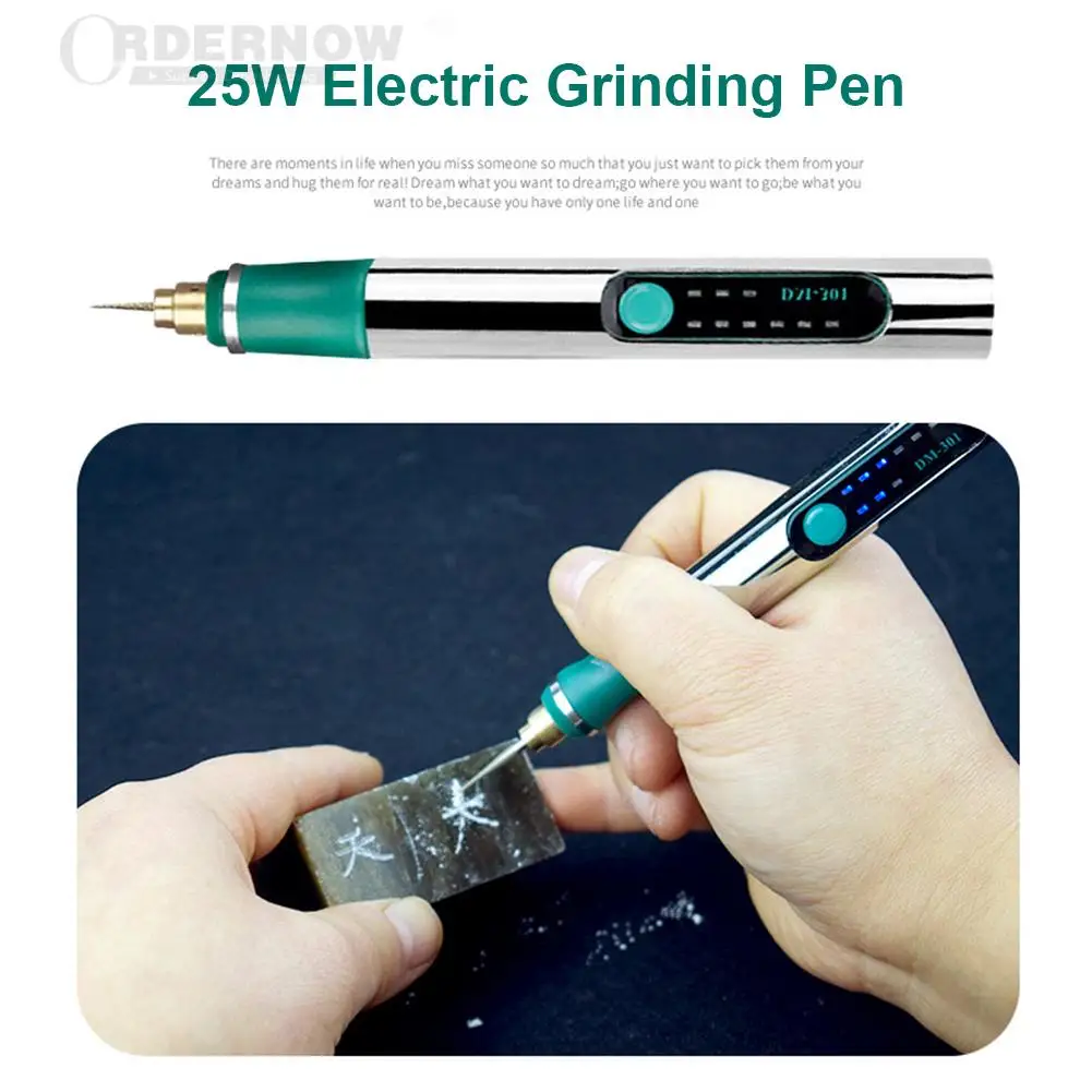 Electric Grinding Pen USB Adjustable Nail Polishing Lettering Carving Tool Kit with Grinder Needle Wrench Kits
Electric Grinding Pen USB Adjustable Nail Polishing Lettering Carving Tool Kit with Grinder Needle Wrench Kits