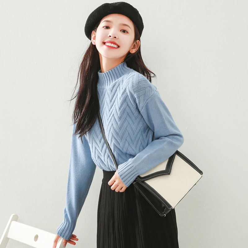 Timis Li ion аккумулятор весенние женские вязаный свитер с высоким, плотно облегающим шею воротником; Повседневная мягкая одежда с длинными рука... 
Timis Li ion аккумулятор весенние женские вязаный свитер с высоким, плотно облегающим шею воротником; Повседневная мягкая одежда с длинными рука...