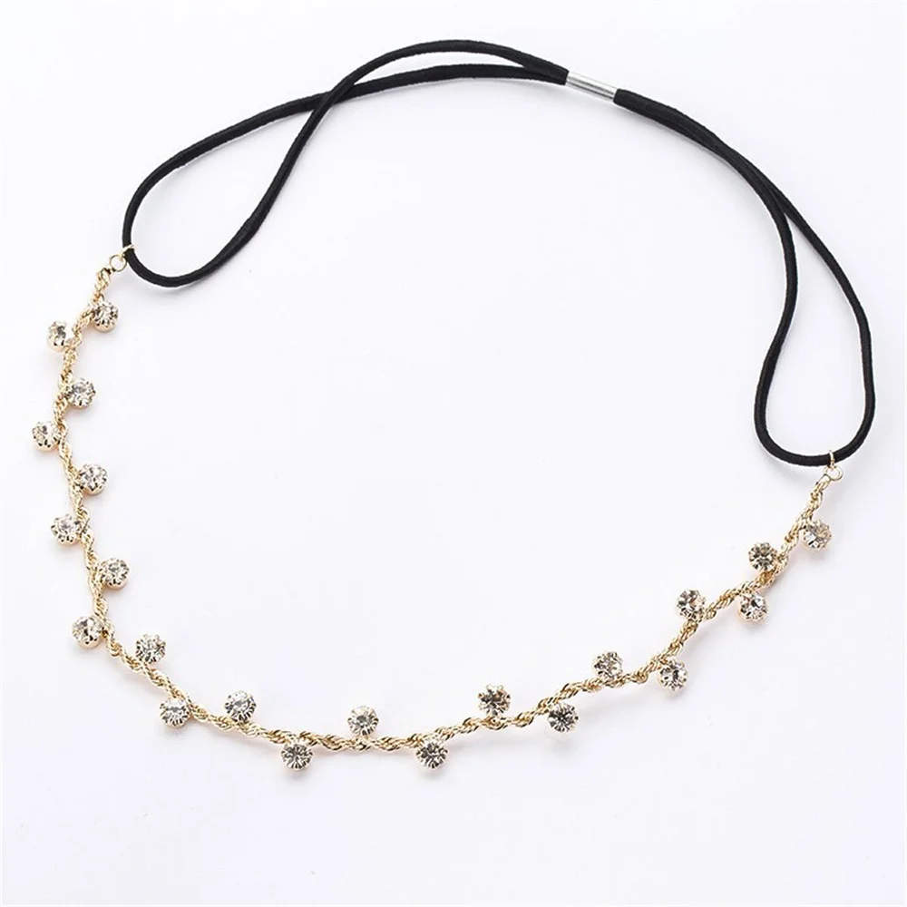 Korea Simple Crystal Rhinestones Head Bands Bridal Wedding Jewelry Garland Headdress Women Girls Temperament Hair Accessories
Korea Simple Crystal Rhinestones Head Bands Bridal Wedding Jewelry Garland Headdress Women Girls Temperament Hair Accessories