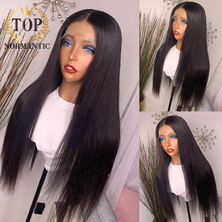 Topnormantic Nature Color Brazilian Remy Human Hair Wigs with Baby Hair 13x4 Lace Front Silky Straight Wig For Women Preplucked
Topnormantic Nature Color Brazilian Remy Human Hair Wigs with Baby Hair 13x4 Lace Front Silky Straight Wig For Women Preplucked