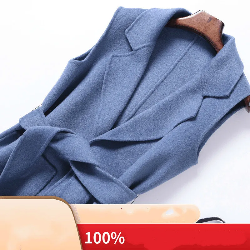 2019 Fashion 95% Double-side Cashmere Women's Vest Long Solid Wool Coat Female Waistcoat Women Wool Colete Feminino W1127
2019 Fashion 95% Double-side Cashmere Women's Vest Long Solid Wool Coat Female Waistcoat Women Wool Colete Feminino W1127